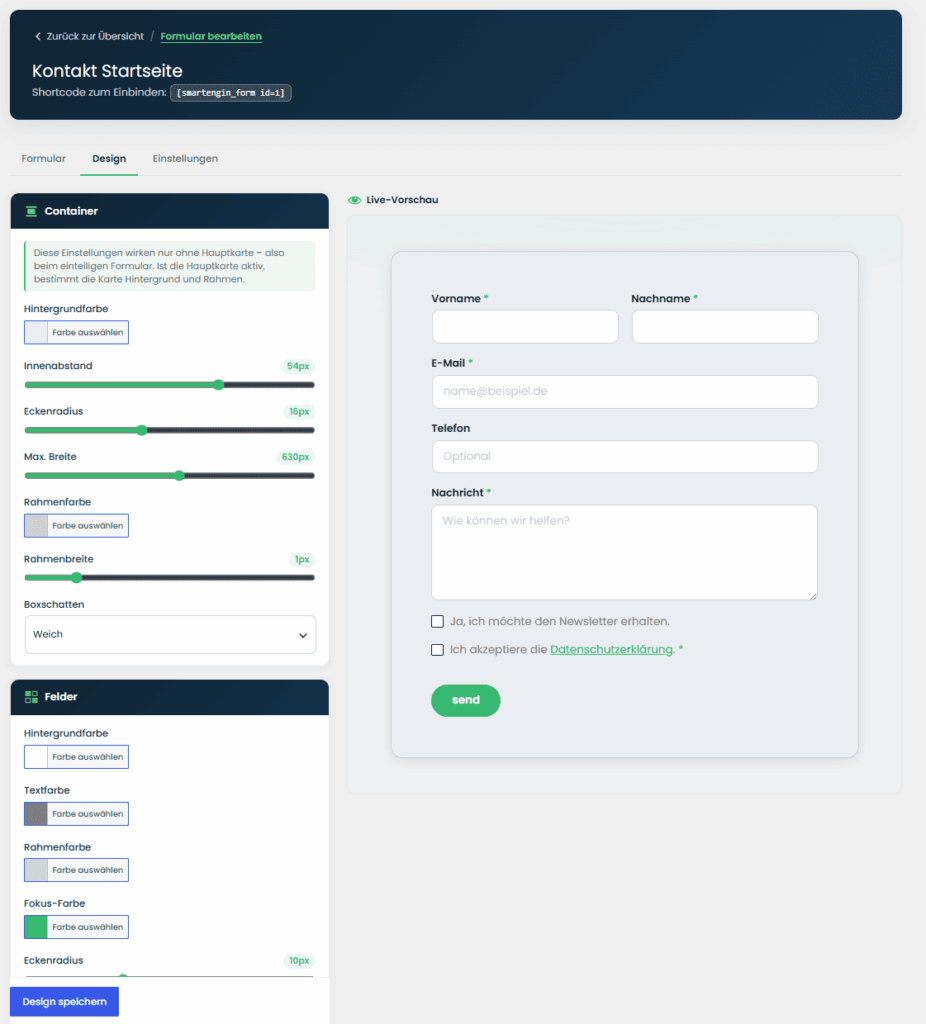 smartEngin-Kontakt-design