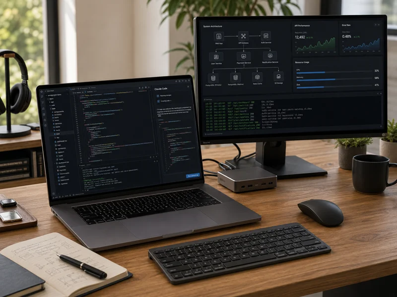 Arbeitsplatz für die Entwicklung individueller Webanwendungen bei smartEngin