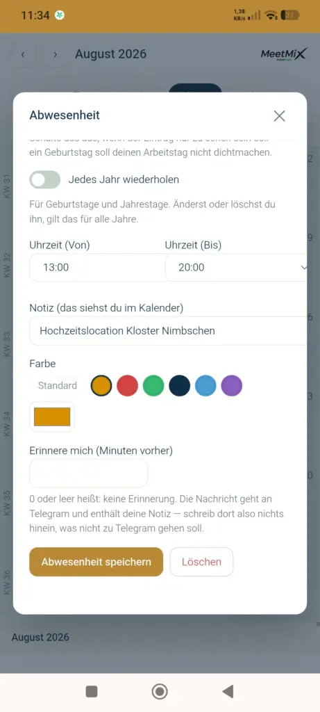 meetMix-Handy-Termin