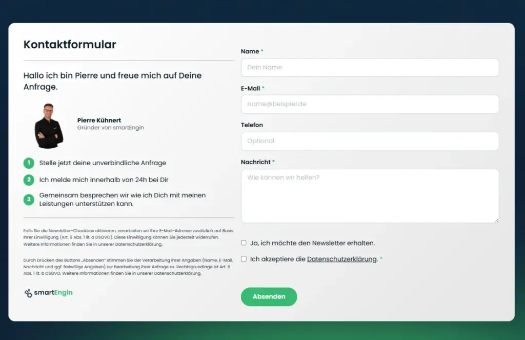 smartEngin-Formular