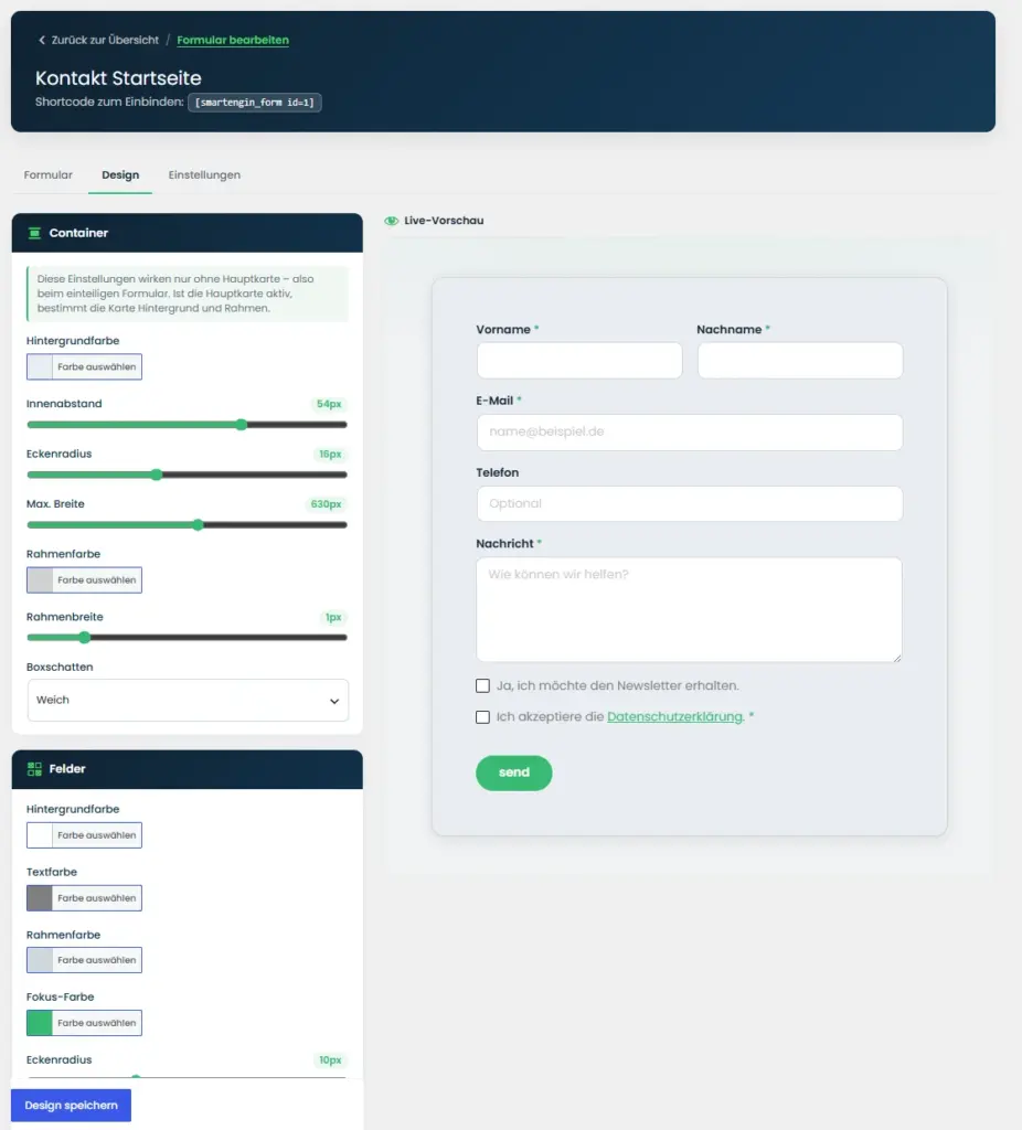 smartEngin-Kontakt-design