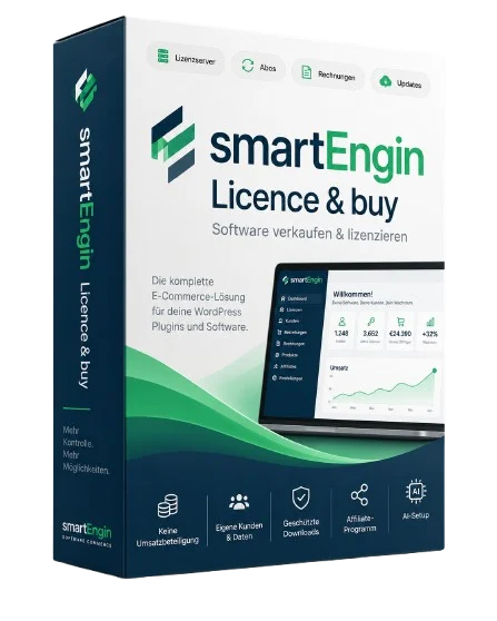 smartEngin Licence & buy: Software verkaufen und lizenzieren ohne Umsatzbeteiligung