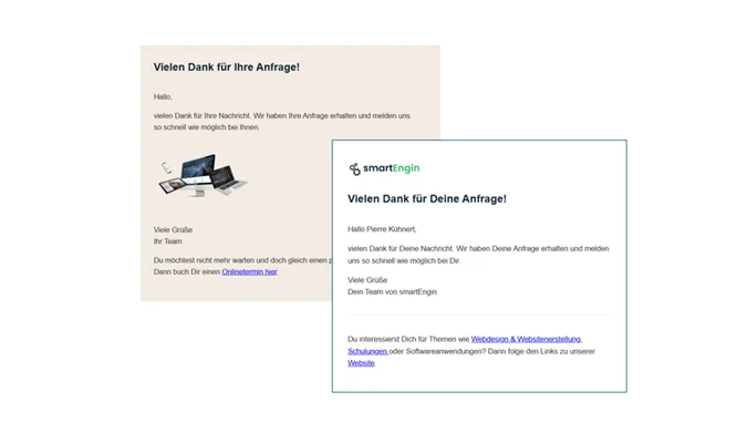 Individuelles Maildesign