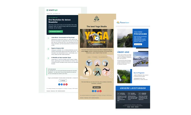 eigene Newsletterfunktion & Newslettermails