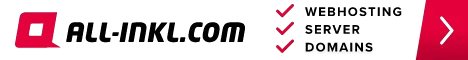 Banner und Link führt zur Seite von all-inkl dem Hostinganbieter von smartengin